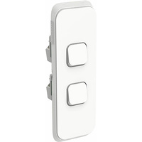 Clipsal Iconic 2 Gang Architrave Switch LED