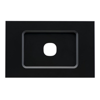Clipsal Saturn ZEN 30 Series 1 Gang Grid & Plate Black