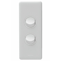 Legrand Excel Life 2 Gang Architrave Switch