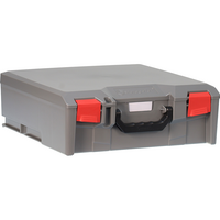 StorageTek Case Large with Solid ABS Lid Grey