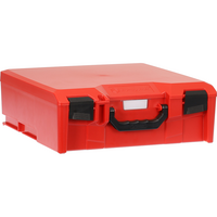 StorageTek Case Large with Solid ABS Lid Red