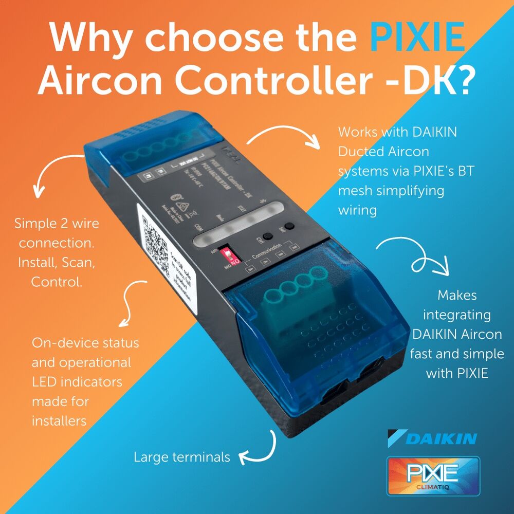 SAL PIXIE Smart Aircon Controller for DAIKIN | PC214AC/DK/BTAM
