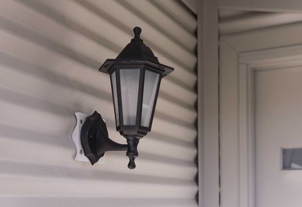 Corrugated metal cheap light fixture