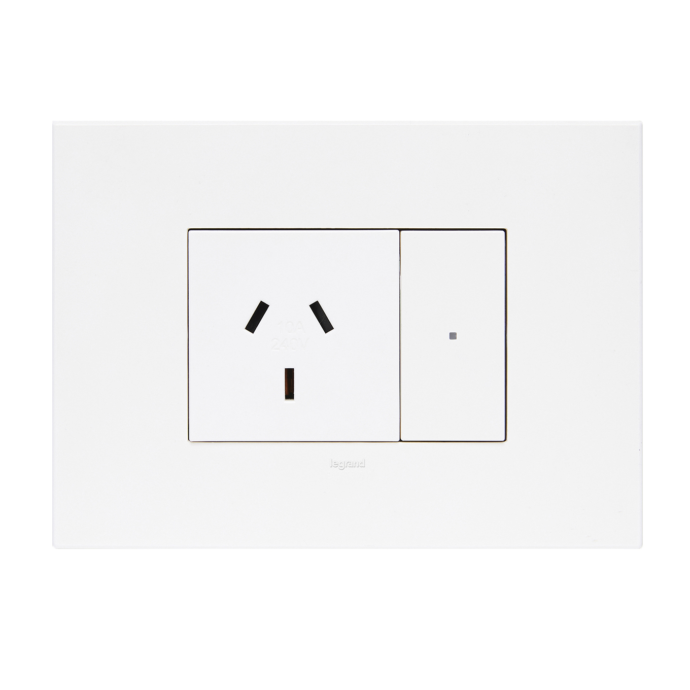 HPM Legrand Arteor Smart Light Switch 1 Gang (Horizontal) White | AWNHSW1WE