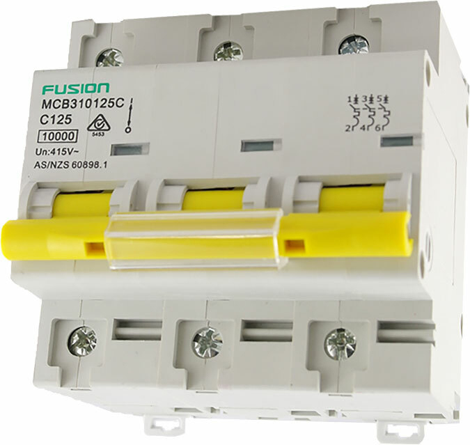 Connected Switchgear 3 Pole D Curve Circuit Breakers 10kA 80 to 125 Amps - Picture 2 of 4