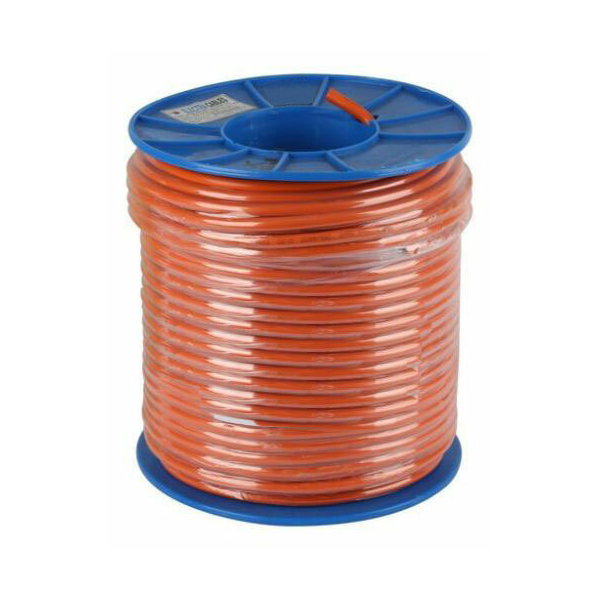 Flex Cable 6mm 2 Core + Earth Orange 100M F3060