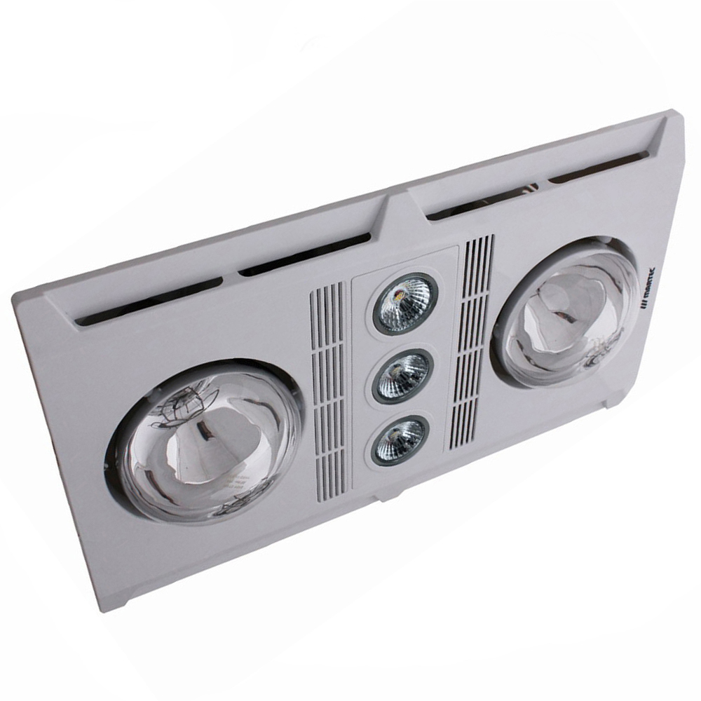Martec Profile Plus DC 4 Bathroom Heater, Exhaust Fan & Light White | MBHP4LW