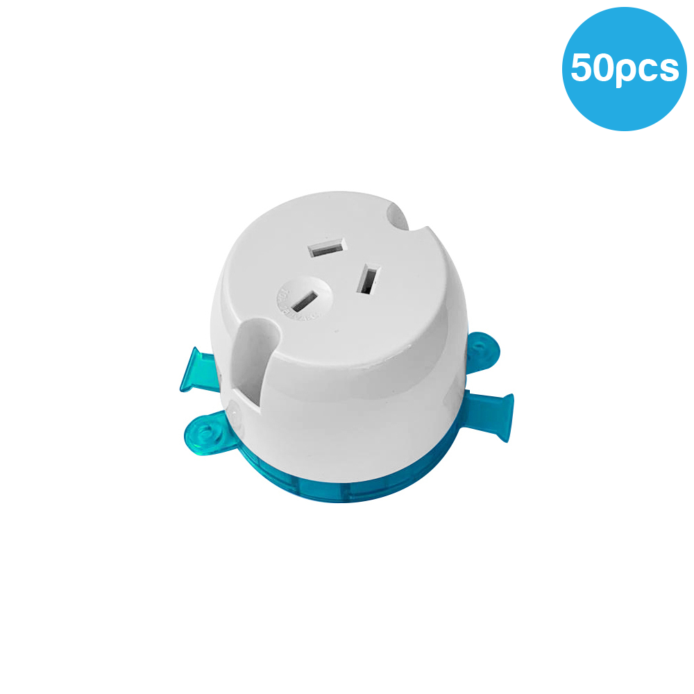3 Pin 10A Single Surface Socket / Plug Base - Picture 5 of 6