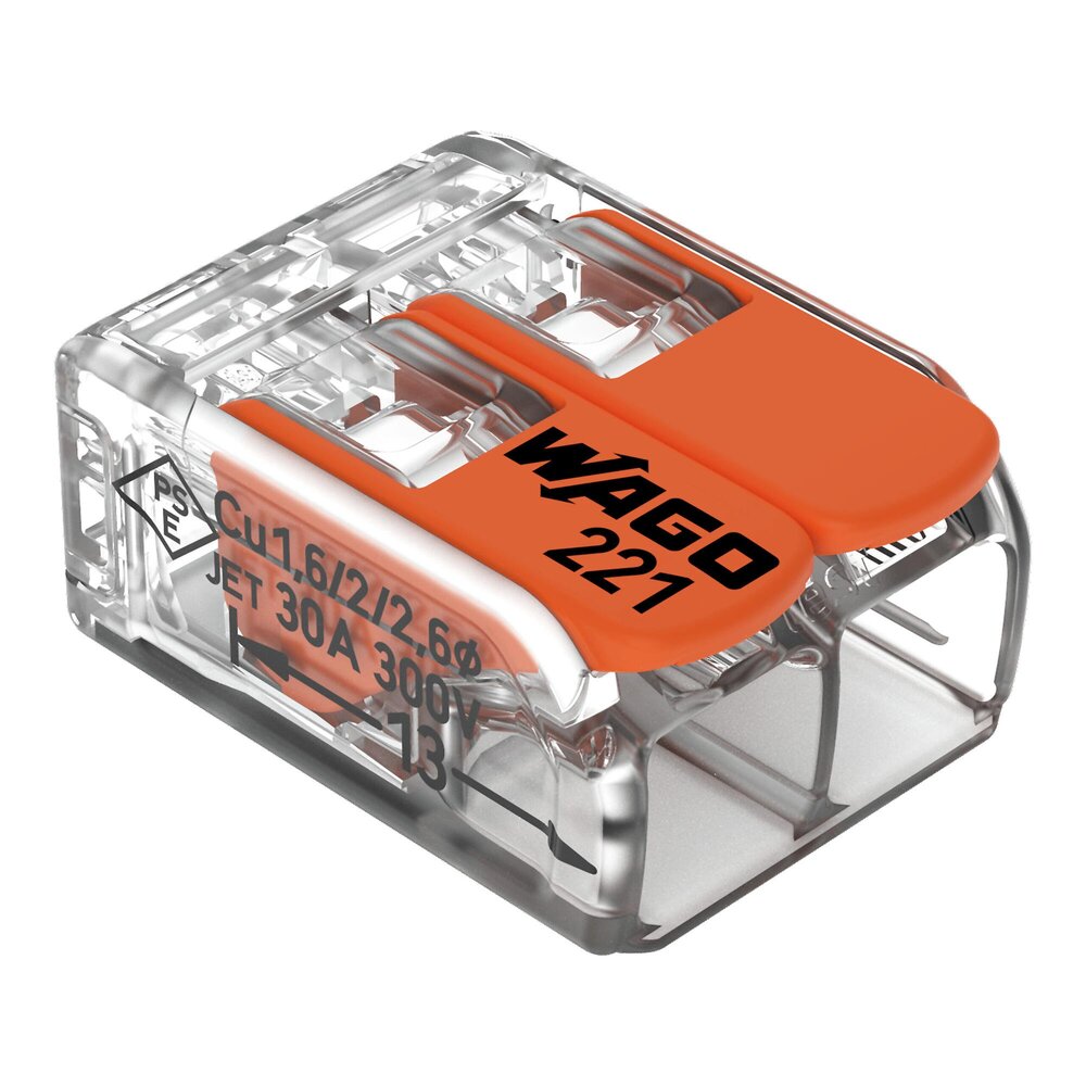 Wago Gelbox Size 3 | Suits Wago 6mm 221 Connectors | 207-1433