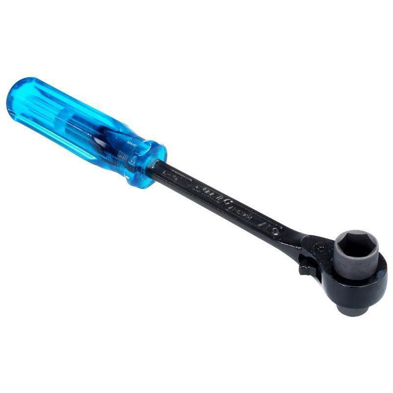 Ratchet spanner handle store