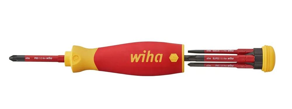 Wiha VDE 6 Bits Magazine Lift Up Screwdriver