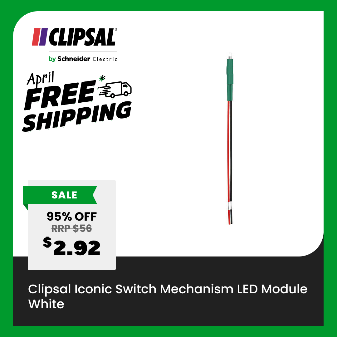 Clipsal Iconic Switch Mechanism LED Module White