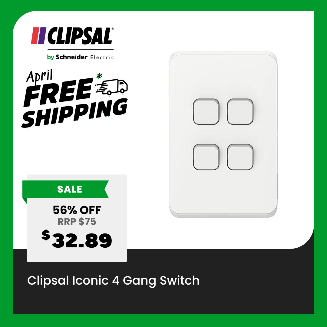 Clipsal Iconic 4 Gang Switch