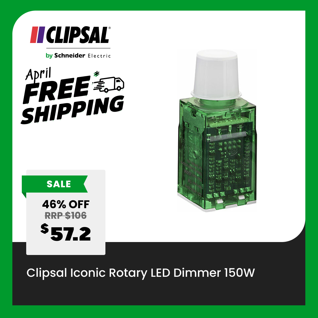 Clipsal Iconic Rotary LED Dimmer 150W