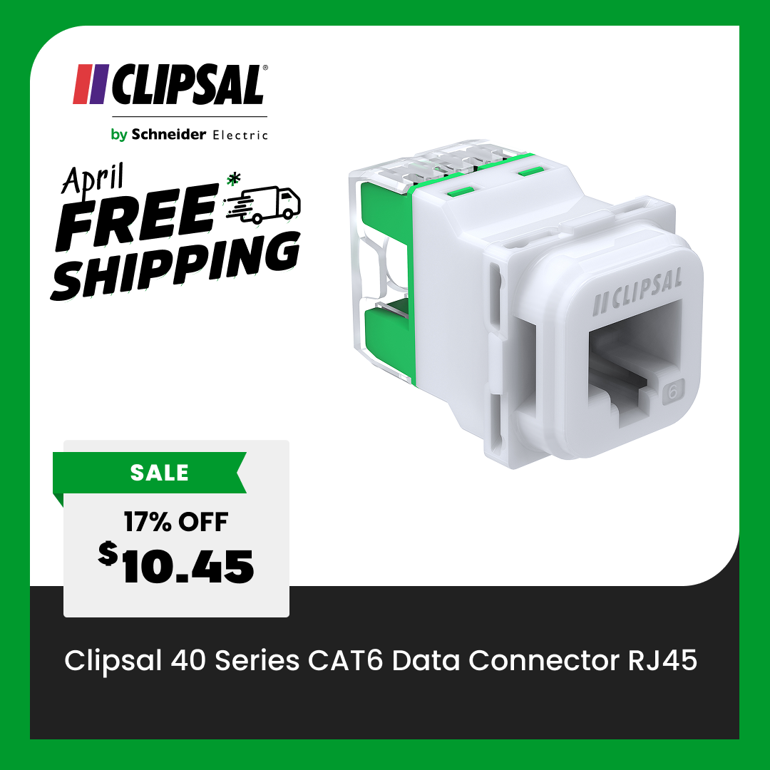 Clipsal 40 Series Cat6 Data Connector RJ45