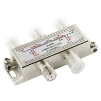 4 Way F Type TV Splitter