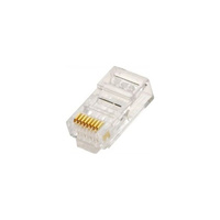 RJ45 8 Pin Flat Stranded Connector (10 Pack)