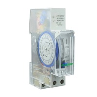 Connected Switchgear 1 Pole 13(4)A DIN Rail 24 Hour Analouge Timer