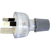 3 Pin 15A Plug (Clear)