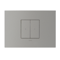 Legrand Arteor Smart Light Switch 2 Gang (Horizontal) Aluminium