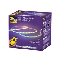 Brilliant Smart 5mtr WiFi Music LED Strip Light