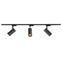 Brilliant Ceres 3 x 10W Tri-Colour LED Track Light Kit Black