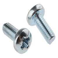 3/16 x 1/2 Machine Bolts Pozi Round Head 100 Pack