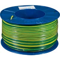 4.0mm Building Wire Green / Yellow Earth (100mtr Roll)