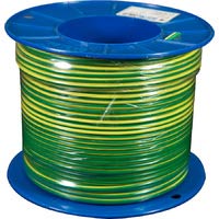 6.0mm Building Wire Green / Yellow Earth (100mtr Roll)