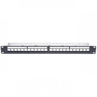 CAT6 Patch Panel 24 Port UTP Unloaded