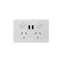 Trader Leopard Fully Integrated Dual USB Charger Power Point
