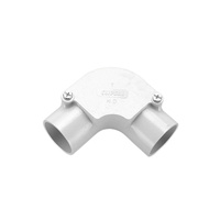 Clipsal 50mm Inspection Elbow Grey