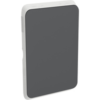 Clipsal Iconic Blank Plate Skin Anthracite