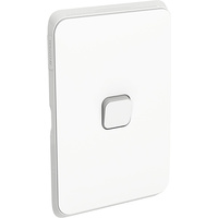 Clipsal Iconic 1 Gang Switch Skin Vivid White