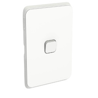 Clipsal Iconic 1 Gang Switch with LED White