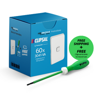 Clipsal Iconic 1 Gang Switch | 60 Pack Bundle