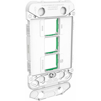 Clipsal Iconic 3 Gang Switch Grid
