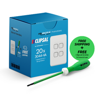 Clipsal Iconic 4 Gang Switch | 20 Pack Bundle