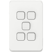 Clipsal Iconic 5 Gang Switch