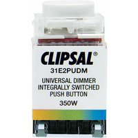 Clipsal Integrally Switched Push Button Universal Dimmer