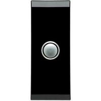 Clipsal Saturn 1 Gang Architrave Switch with LED Espresso Black
