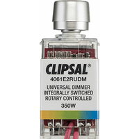 Clipsal Saturn Integrally Switched Rotary Universal Dimmer
