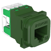 Clipsal 40 Series RJ45 CAT6 UTP Jack Mechanism Green