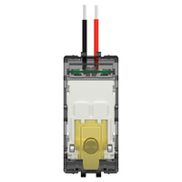 Clipsal Solis T Series Toggle Adaptor + LED Brushed Brass
