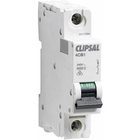 Clipsal Single Pole Circuit Breaker 6kA