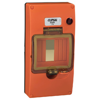 Clipsal 56 Series 4 Module DIN Mounting Cover + Neon Orange