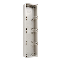 Clipsal 56 Series 4 Gang Mounting Enclosure Vertical Grey