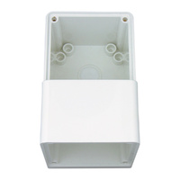 Clipsal 56 Series 2 Gang Side Mounting Enclosure Vertical / Horizontal Resistant White