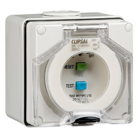 Clipsal 56 Series 2 Pole 20A 30mA RCD Module Grey