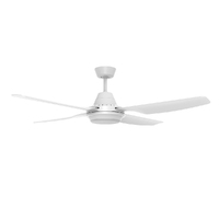 Clipsal Caloundra 4 Blade Ceiling Sweep Fan with LED Light White